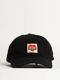CARHARTT HEART PATCH CANVAS BALLCAP - BLACK