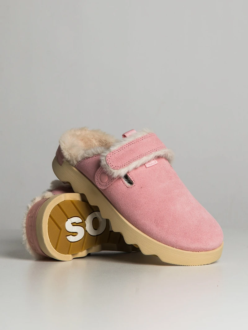 WOMENS SOREL VIIBE CLOG SUEDE COZY - CLEARANCE