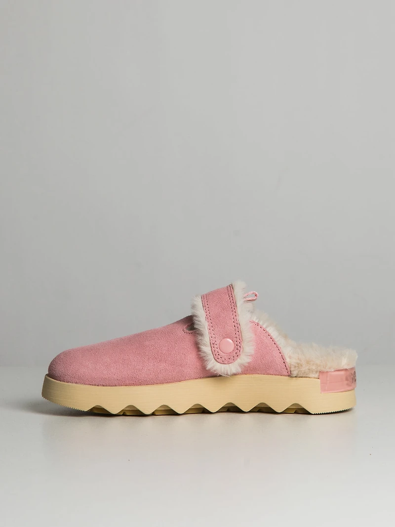 WOMENS SOREL VIIBE CLOG SUEDE COZY - CLEARANCE