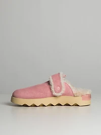 WOMENS SOREL VIIBE CLOG SUEDE COZY - CLEARANCE