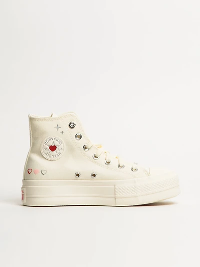 WOMENS CONVERSE CHUCK TAYLOR ALL-STARS LIFT HI SNEAKER - CLEARANCE