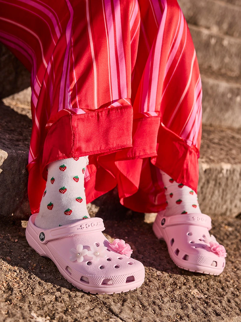 WOMENS CROCS CLASSIC CLOG - PINK MILK