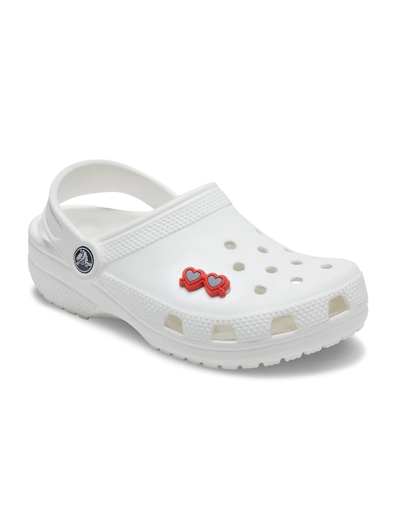 CROCS JIBBITZ - RED HEART SUNGLASSES