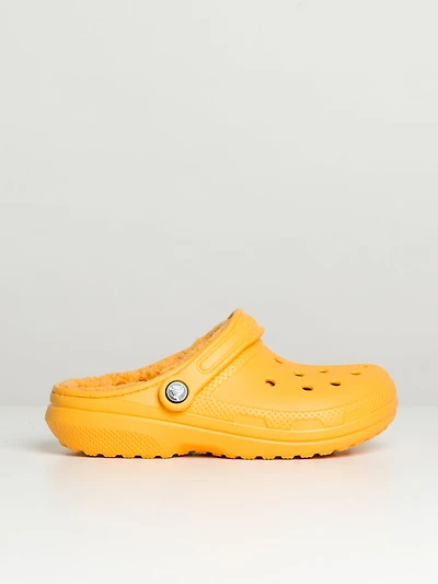 WOMENS CROCS CLASSIC LINED CLOGS