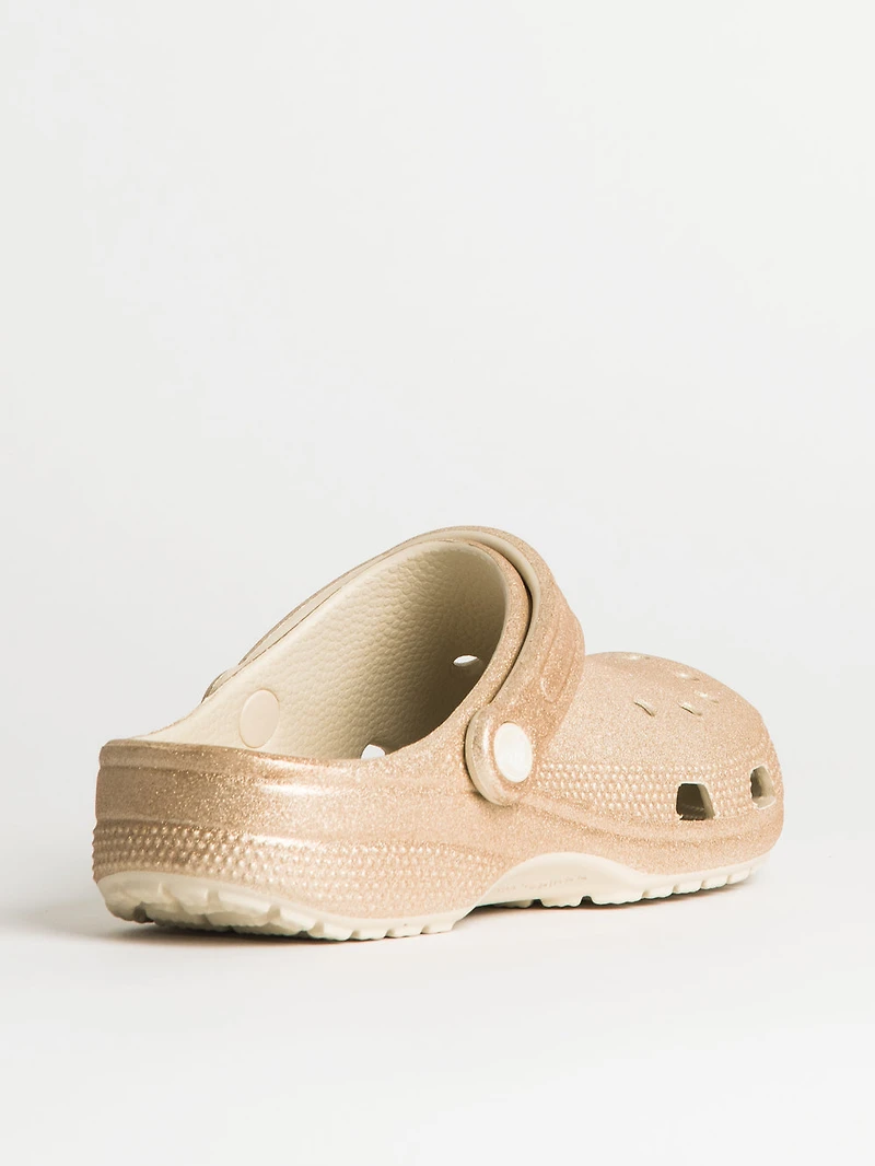WOMENS CROCS CLASSIC GLITTER CLOG - CLEARANCE
