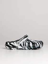 MENS CROCS CLASSIC LINED MARBLE CLOGS - CLEARANCE