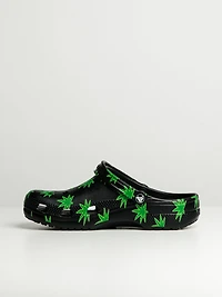 WOMENS CROCS CLASSIC HEMP LEAF CLOGS - CLEARANCE