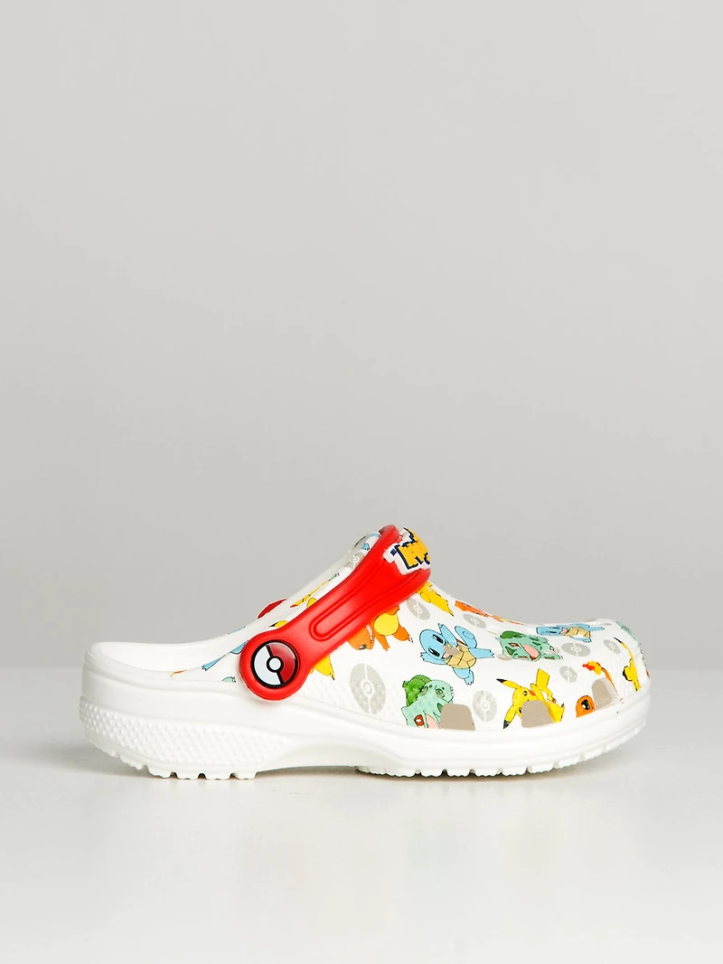 CROCS KIDS CLASSIC POKEMON CLOG - WHITE