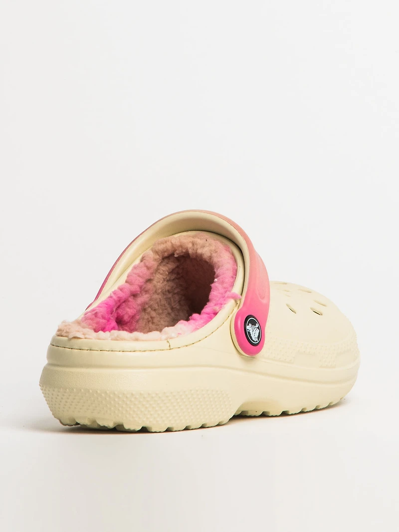 WOMENS CROCS CLASSIC LINED COLOUR DIP CLOG - CLEARANCE