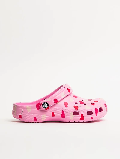 WOMENS CROCS CLASSIC V-DAY CLOG - CLEARANCE