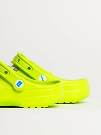WOMENS CROCS MONSTERS INC MIKE CLASSIC CLOG - LIME GREEN