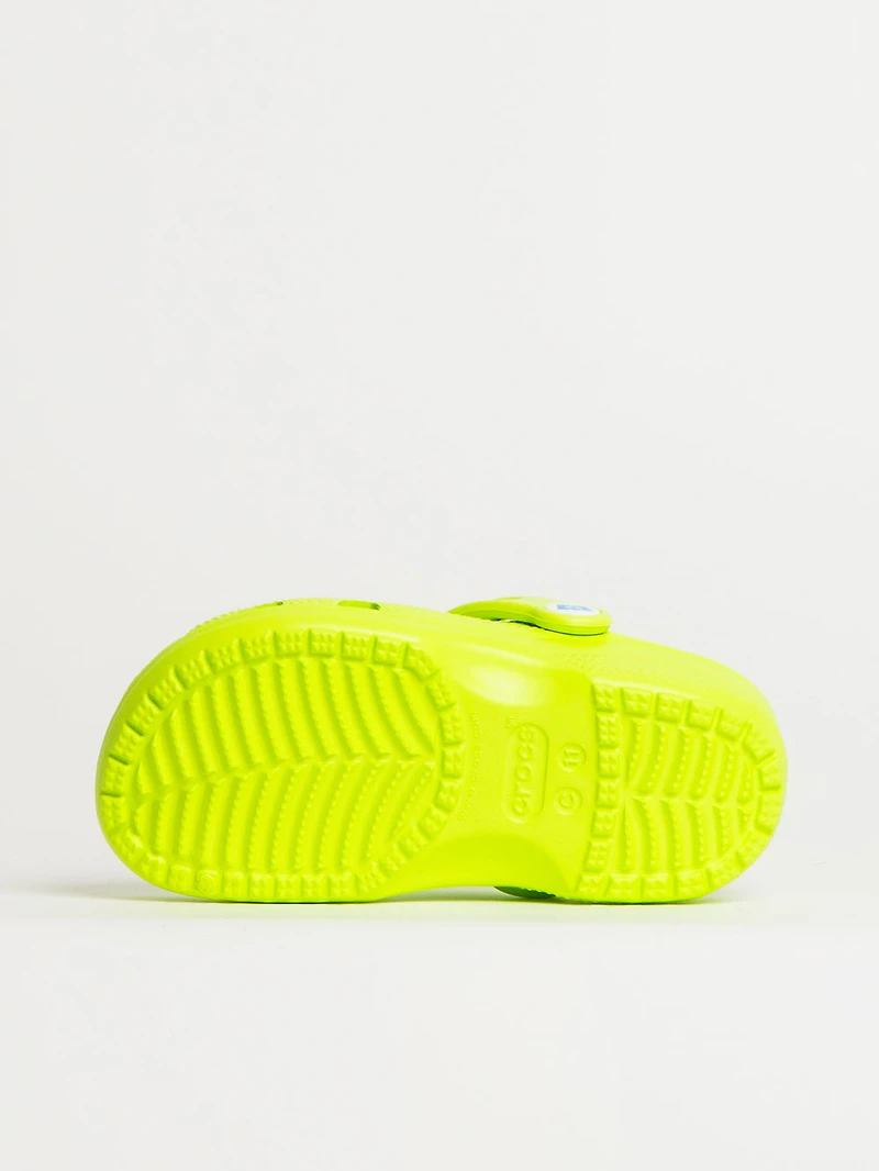 KIDS CROCS MONSTERS INC MIKE CLASSIC CLOG - LIME GREEN