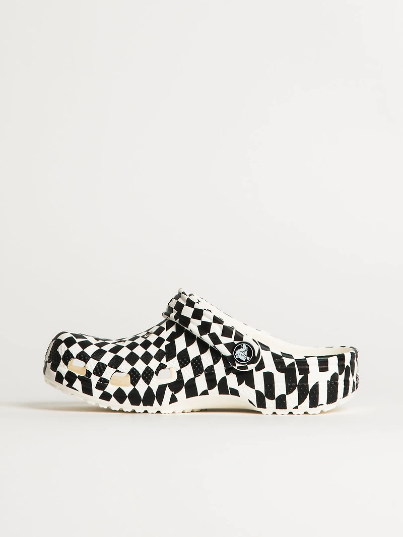 KIDS CROCS CLASSIC WARPED CHECKER CLOG