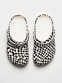 KIDS CROCS CLASSIC WARPED CHECKER CLOG