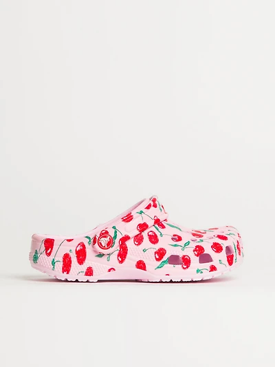 KIDS CROCS FRESH FRUITS CLASSIC CLOG - ROSE
