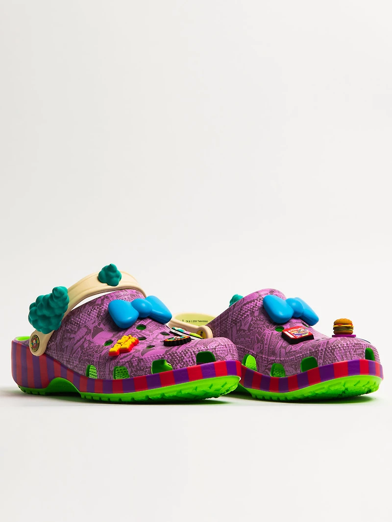 MENS CROCS THE SIMPSONS KRUSTY CLASSIC CLOG