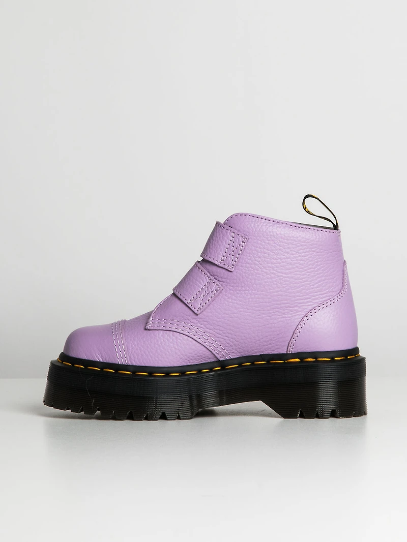 WOMENS DR MARTENS DEVON FLOWER MILLED NAPPA - CLEARANCE