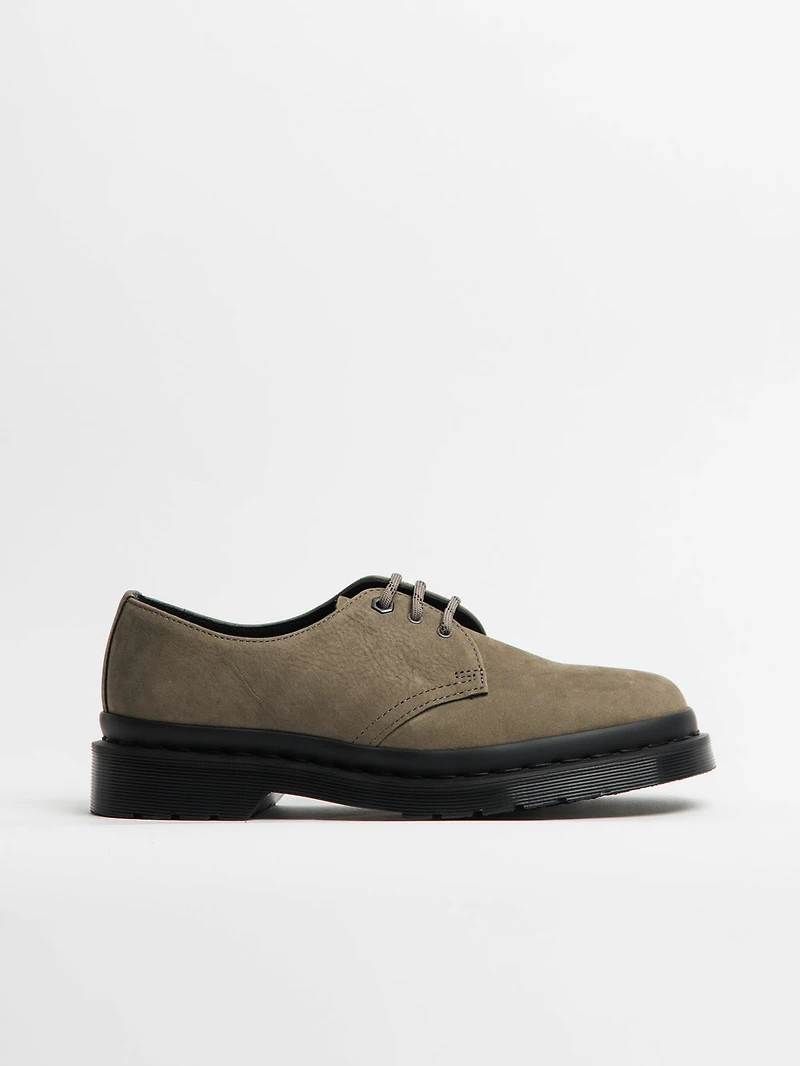 MENS DR MARTENS 1461 MILLED NUBUCK WATERPROOF - CLEARANCE
