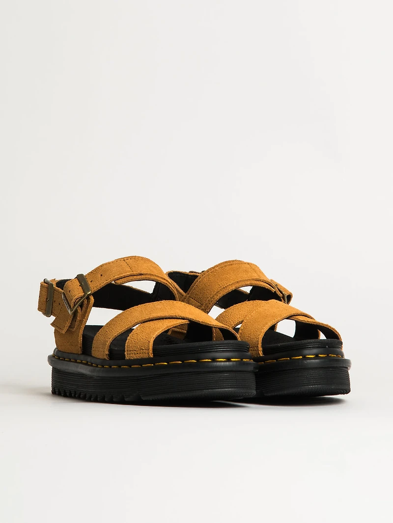 WOMENS DR MARTENS VOSS II EH SUEDE SANDAL