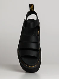 WOMENS DR MARTENS BLAIRE QUAD PLATFORM LEATHER SANDALS - CLEARANCE