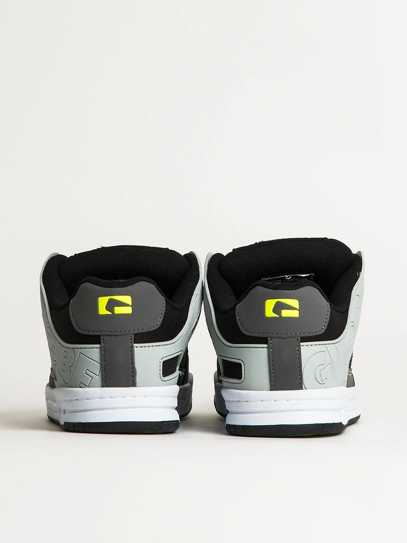 MENS GLOBE TILT SNEAKER - GREYSCALE/BLACK