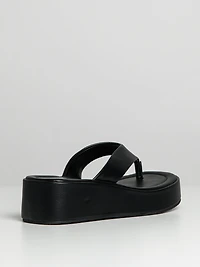 WOMENS HARLOW RIVER VEGAN WEDGE SANDALS