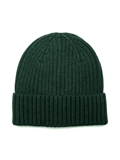 HARLOW MIA FOLDOVER BEANIE - FOREST