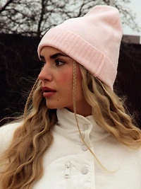 HARLOW CLOUD BEANIE - BABY PINK