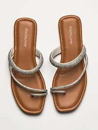WOMENS HARLOW AUDREY SANDALS - SILVER