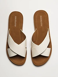 WOMENS HARLOW CAMI SANDALS - WHITE