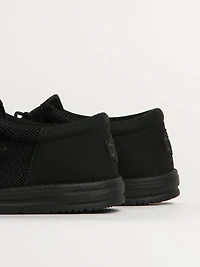 MENS HEYDUDE WALLY FUNK MONO SLIP-ON - BLACK