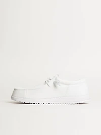 MENS HEYDUDE WALLY FUNK MONO SLIP-ON - WHITE