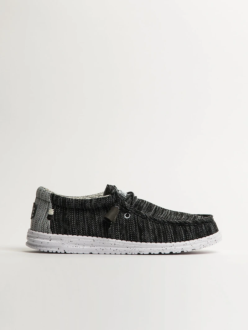 MENS HEYDUDE WALLY STRETCH - METEORITE