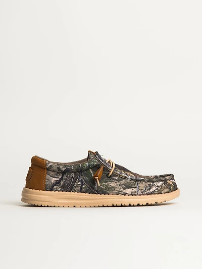 MENS HEYDUDE WALLY MOSSY OAK - CAMO
