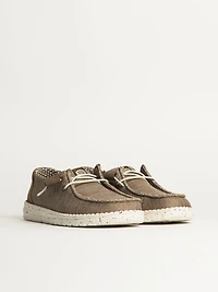 WOMENS HEYDUDE WENDY STRETCH SOX - WALNUT