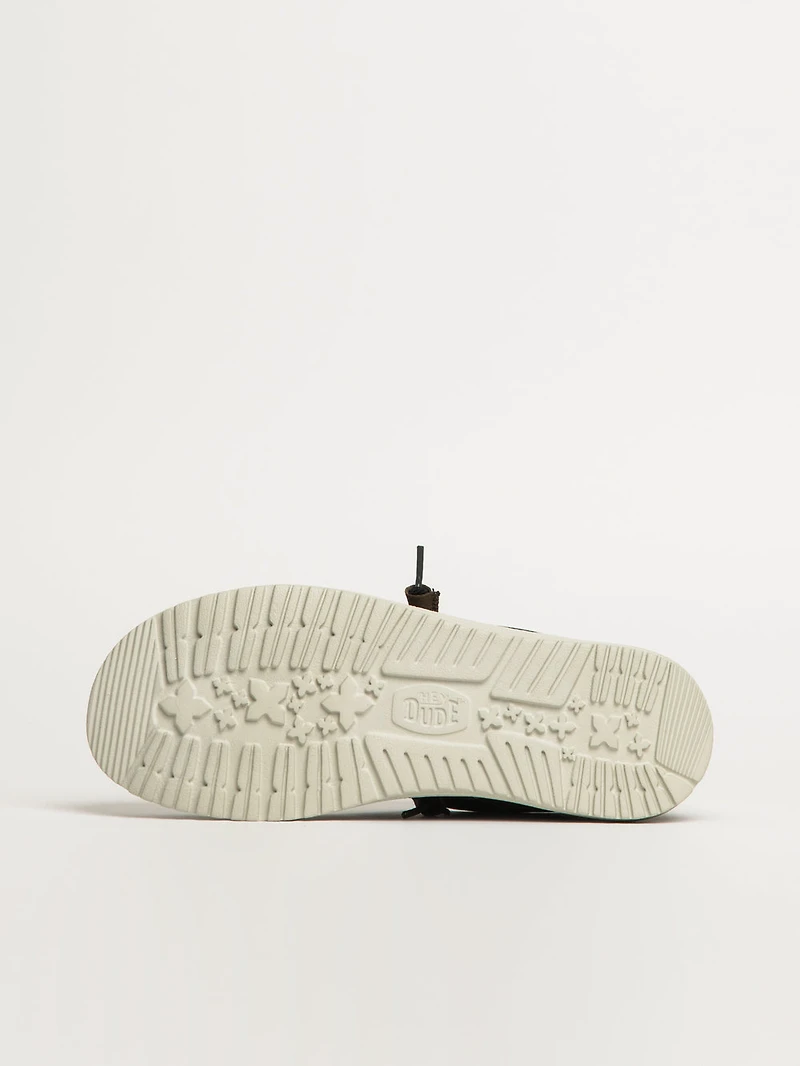 MENS HEYDUDE WALLY MARLIN SLIP-ON - BLACK