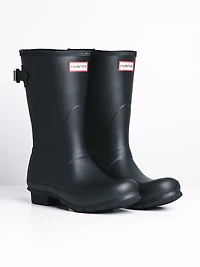 WOMENS HUNTER ORIGINAL BACK ADJUSTABLE SHORT BOOTS - CLEARANCE