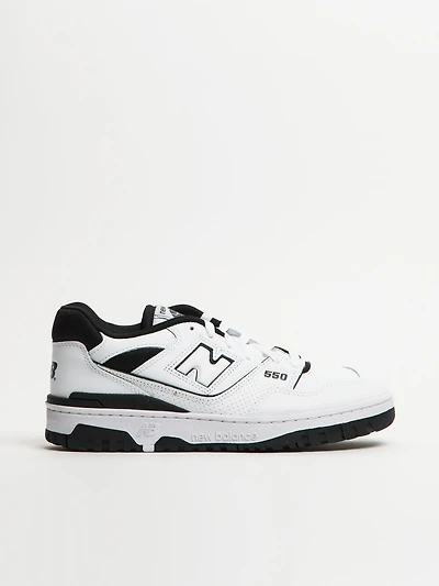 MENS NEW BALANCE THE BB550 SNEAKER - WHITE/BLACK