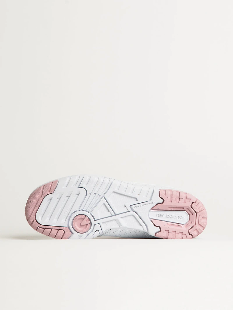 WOMENS NEW BALANCE THE 550 SNEAKER - WHITE/TWILIGHT HAZE