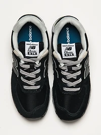 KIDS NEW BALANCE 574 - BLACK/WHITE