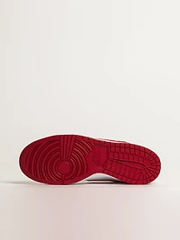 MENS NIKE BIG LOW SNEAKER - WHITE/GYM RED