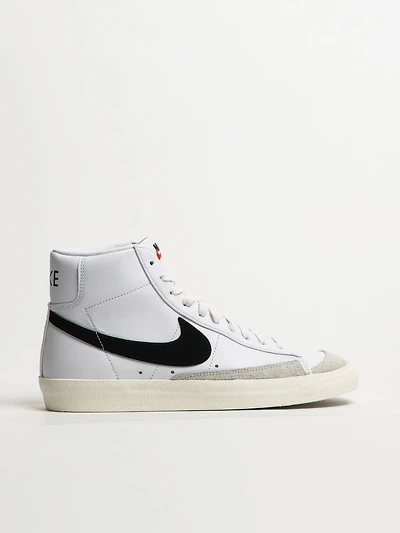 MENS NIKE BLAZER MID 77 VINTAGE SNEAKER - WHITE/BLACK