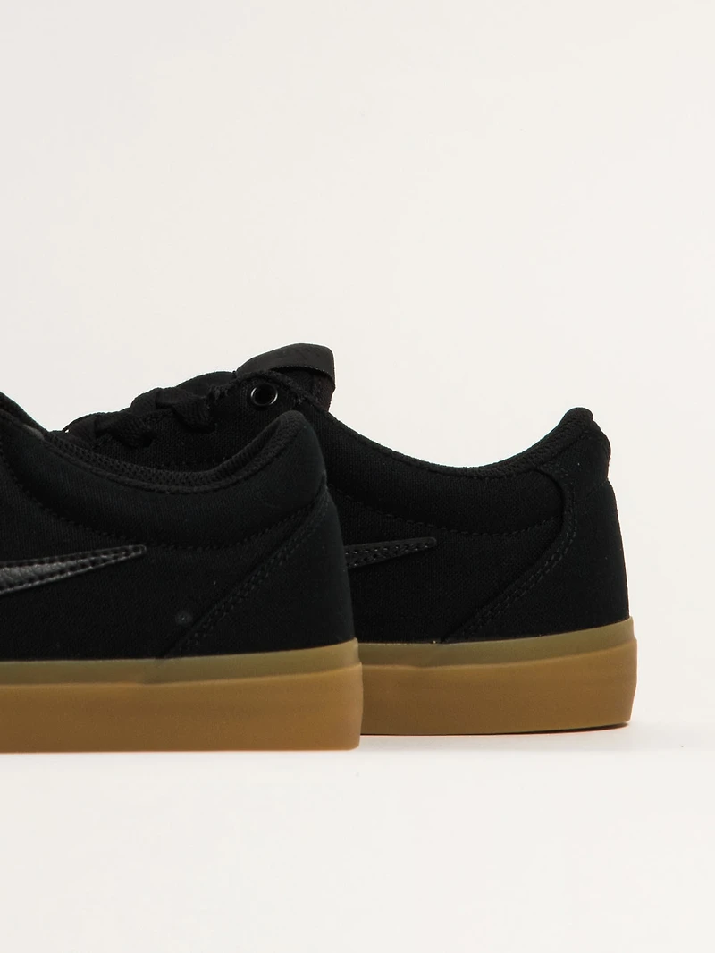 MENS NIKE SB CHARGER CANVAS - BLACK/LIGHT BROWN