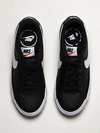 KIDS NIKE COURT LEGACY SNEAKER - BLACK/WHITE