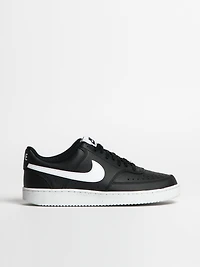 MENS NIKE COURT VISION LOW NEXT NATURE SNEAKER - BLACK/WHITE