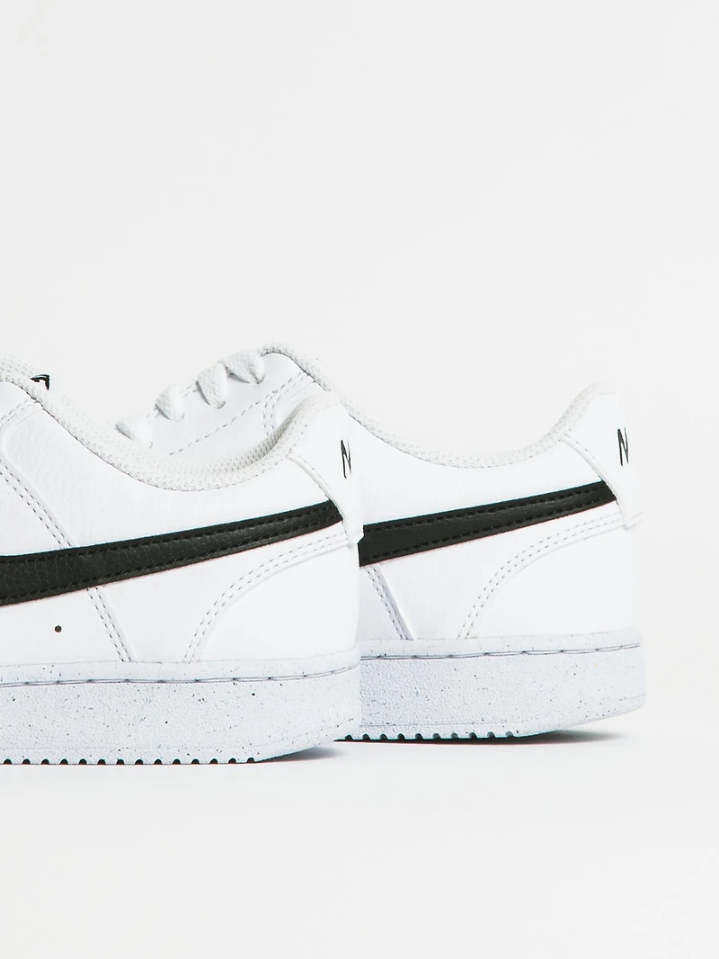 WOMENS NIKE COURT VISION LO NEXT NATURE SNEAKER - WHITE/BLACK
