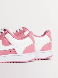 WOMENS NIKE COURT VISION LO NEXT NATURE SNEAKER - PINK/WHITE
