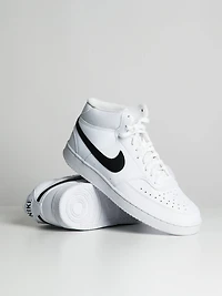 MENS NIKE COURT VISION MID NEXT NATURE SNEAKER - WHITE/BLACK