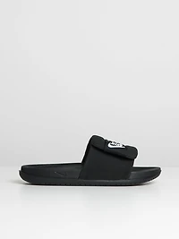 MENS NIKE OFFCOURT ADJUST SLIDES - BLACK/WHITE