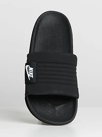 MENS NIKE OFFCOURT ADJUST SLIDES - BLACK/WHITE